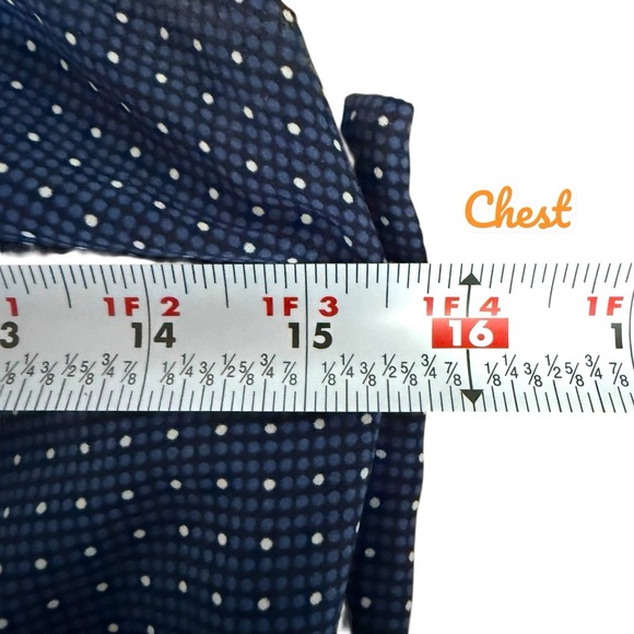 Banana‎ Republic Strappy Blue Handkerchief Hem Dress Size 4 Small Sundress - Picture 6 of 11